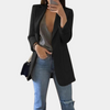 Blazer long élégant - veste cintrée pour femme