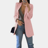 Blazer long élégant - veste cintrée pour femme