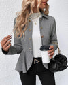 Blazer peplum ajusté - veste élégante pour le bureau