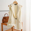 Blazer sans manches - gilet élégant pour femmes