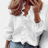 Blouse à volants pour femmes - haut léger et élégant