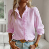 Blouse à volants - top féminin sophistiqué à manches longues