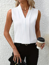 Blouse d'été sans manches - top élégant pour femmes