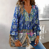 Blouse en imprimé floral - top léger et élégant pour femmes
