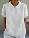 Blouse femme à manches courtes - haut raffiné pour les femmes