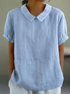 Blouse femme à manches courtes - haut raffiné pour les femmes