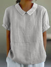 Blouse femme à manches courtes - haut raffiné pour les femmes