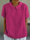 Blouse femme à manches courtes - haut raffiné pour les femmes