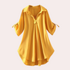 Blouse fluide - top chic à décolleté en v pour femmes