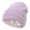 Bonnet en tricot - chapeau d'hiver doux et extensible pour femmes