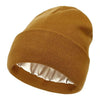 Bonnet en tricot - chapeau d'hiver doux et extensible pour femmes