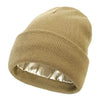 Bonnet en tricot - chapeau d'hiver doux et extensible pour femmes