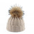 Bonnet tricoté - accessoire d'hiver tendance pour femmes