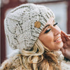 Bonnet tricoté - chapeau d'hiver chic pour femmes