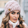 Bonnet tricoté - chapeau d'hiver chic pour femmes