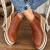Bottes à talon wedge - élégantes bottines noires pour femmes