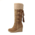 Bottes à talons compensés pour femmes - footwear d'hiver chic et confortable