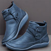 Bottes chevillères en cuir - chaussures tendance pour femmes au quotidien