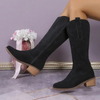 Bottes de cowboy - élégantes bottes western pour femmes jusqu'aux genoux