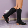 Bottes de cowboy - élégantes bottes western pour femmes jusqu'aux genoux