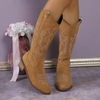Bottes de cowboy - élégantes bottes western pour femmes jusqu'aux genoux
