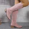 Bottes de cowboy - élégantes bottes western pour femmes jusqu'aux genoux