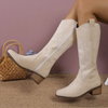 Bottes de cowboy - élégantes bottes western pour femmes jusqu'aux genoux