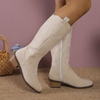 Bottes de cowboy - élégantes bottes western pour femmes jusqu'aux genoux