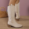 Bottes de cowboy - élégantes bottes western pour femmes jusqu'aux genoux