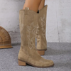 Bottes de cowboy - élégantes bottes western pour femmes jusqu'aux genoux