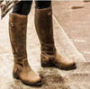 Bottes de équitation en cuir pour femmes - chaussure élégante et waterproof