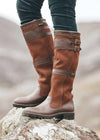 Bottes d'équitation en cuir pour femmes - élégantes et longues jusqu'au genou