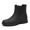 Bottes en caoutchouc à la cheville - chaussures de pluie étanches pour femmes