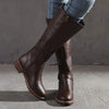 Bottes en cuir montantes - chaussures élégantes pour cavalier