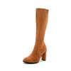 Bottes hautes à talons - chaussures élégantes pour dames