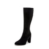 Bottes hautes à talons - chaussures élégantes pour dames