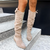Bottes hauteur genou - élégance décontractée pour dames cet hiver