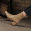Bottines à talons - chaussure élégante pour femmes avec détail tricoté12
