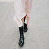 Bottines - belles bottes de combat à lacets pour femmes