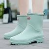 Bottines de pluie étanches - bottes en caoutchouc chic pour femme