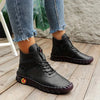 Bottines d'extérieur pour femmes - chaussures en cuir douillettes