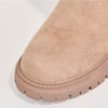 Bottines d'hiver - boots à zip confortablement douillets pour femmes