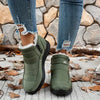 Bottines d'hiver - élégantes chaussures à chevilles pour femmes avec doublure en fausse fourrure