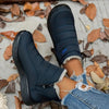 Bottines d'hiver - élégantes chaussures à chevilles pour femmes avec doublure en fausse fourrure