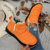 Bottines d'hiver - élégantes chaussures à chevilles pour femmes avec doublure en fausse fourrure