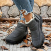 Bottines d'hiver - élégantes chaussures à chevilles pour femmes avec doublure en fausse fourrure