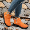 Bottines d'hiver - élégantes chaussures à chevilles pour femmes avec doublure en fausse fourrure