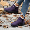 Bottines d'hiver - élégantes chaussures à chevilles pour femmes avec doublure en fausse fourrure