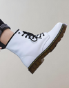 Bottines en cuir - chaussures montantes pour femmes