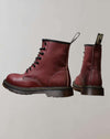 Bottines en cuir - chaussures montantes pour femmes